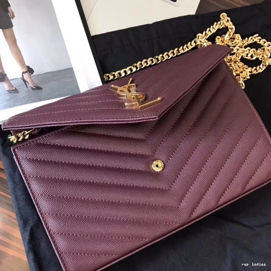 Rep ladies REP CASSANDRE CHAIN YSL MATELASSÉ WALLET 0817